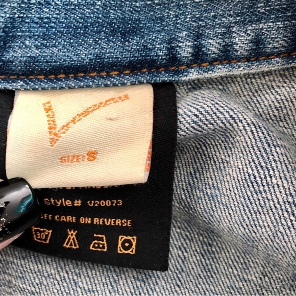 VINTAGE Girls Jean Jacket Vest | Size: S (Girl) | V - Picture 5 of 5